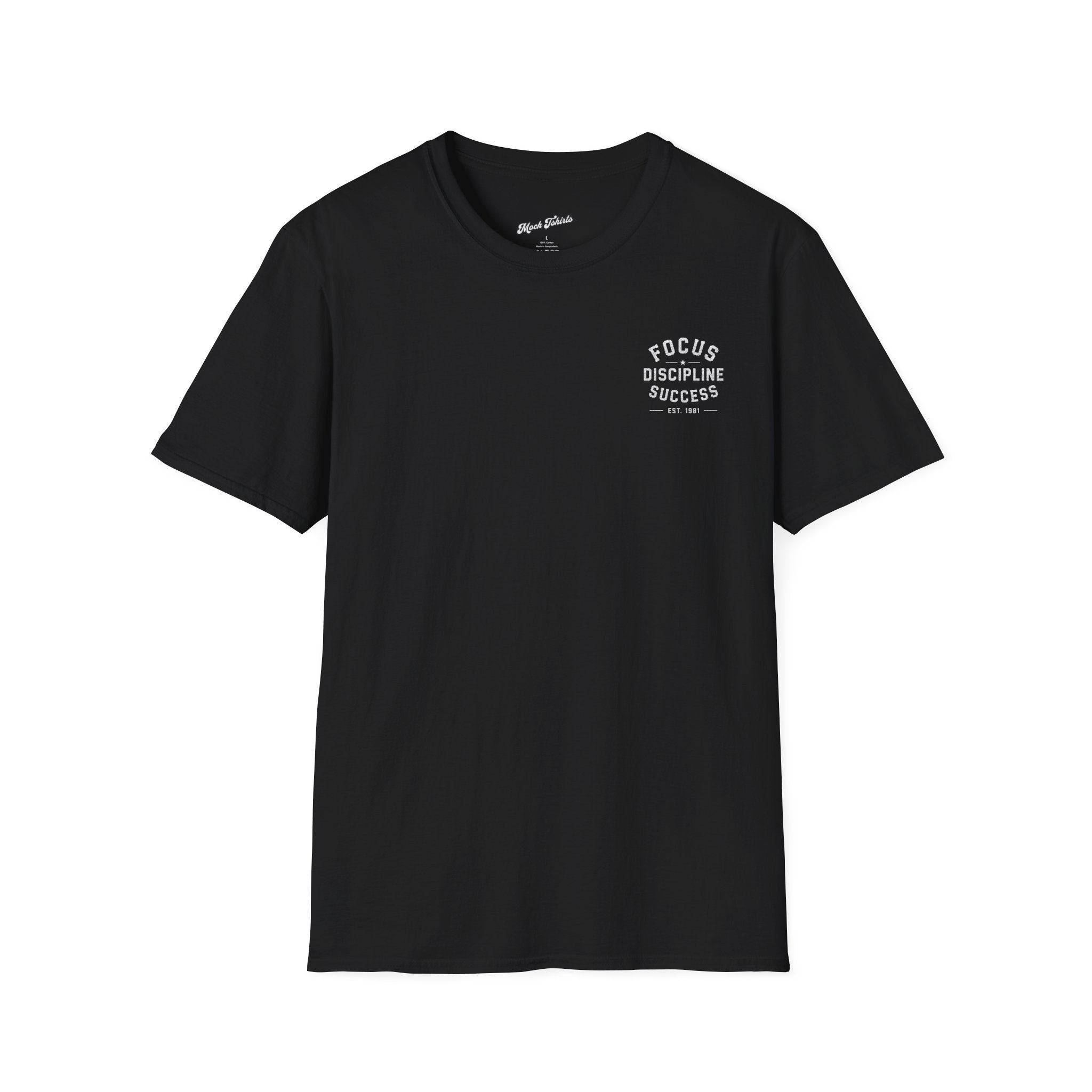 Focus Discipline Success T-Shirt — Motivational Graphic Tee (Est. 1981)