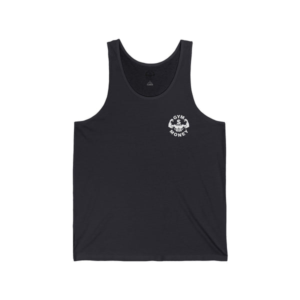 Gym Money Unisex Jersey Tank Top Flex Head