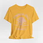 Grammar Pun T‑Shirt – “Synonymy Rolls Just Like Grammar Used to Make”