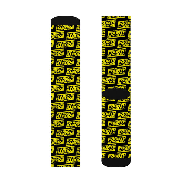 May the Fourth Be With You Galactic Celebration Sublimated Socks