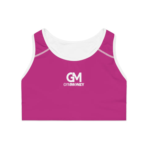 Gym Money Monogram Sports Bra (Pink)