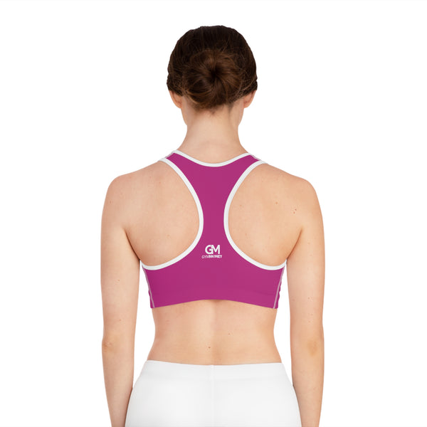 Gym Money Monogram Sports Bra (Pink)