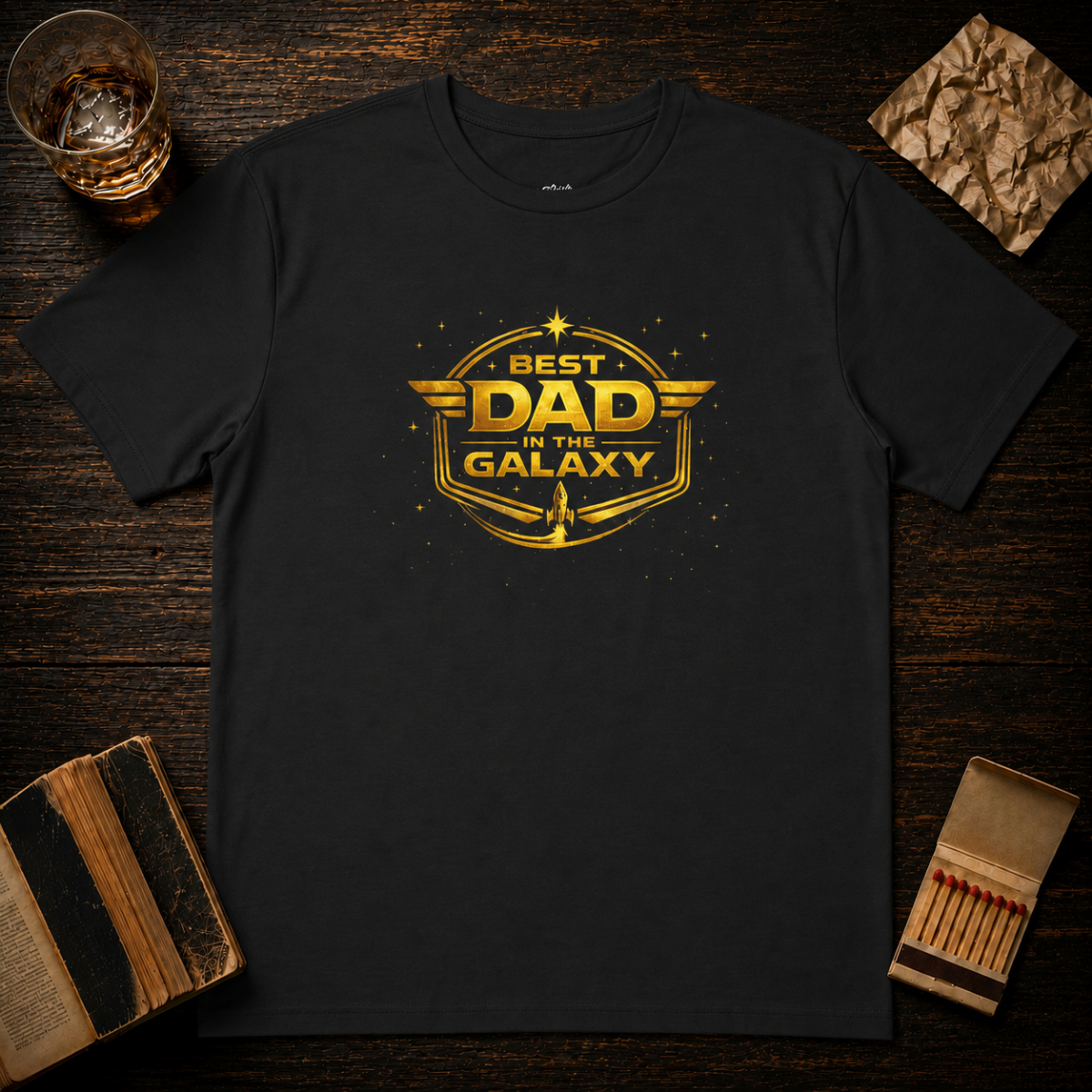 Best Dad in the Galaxy T-Shirt