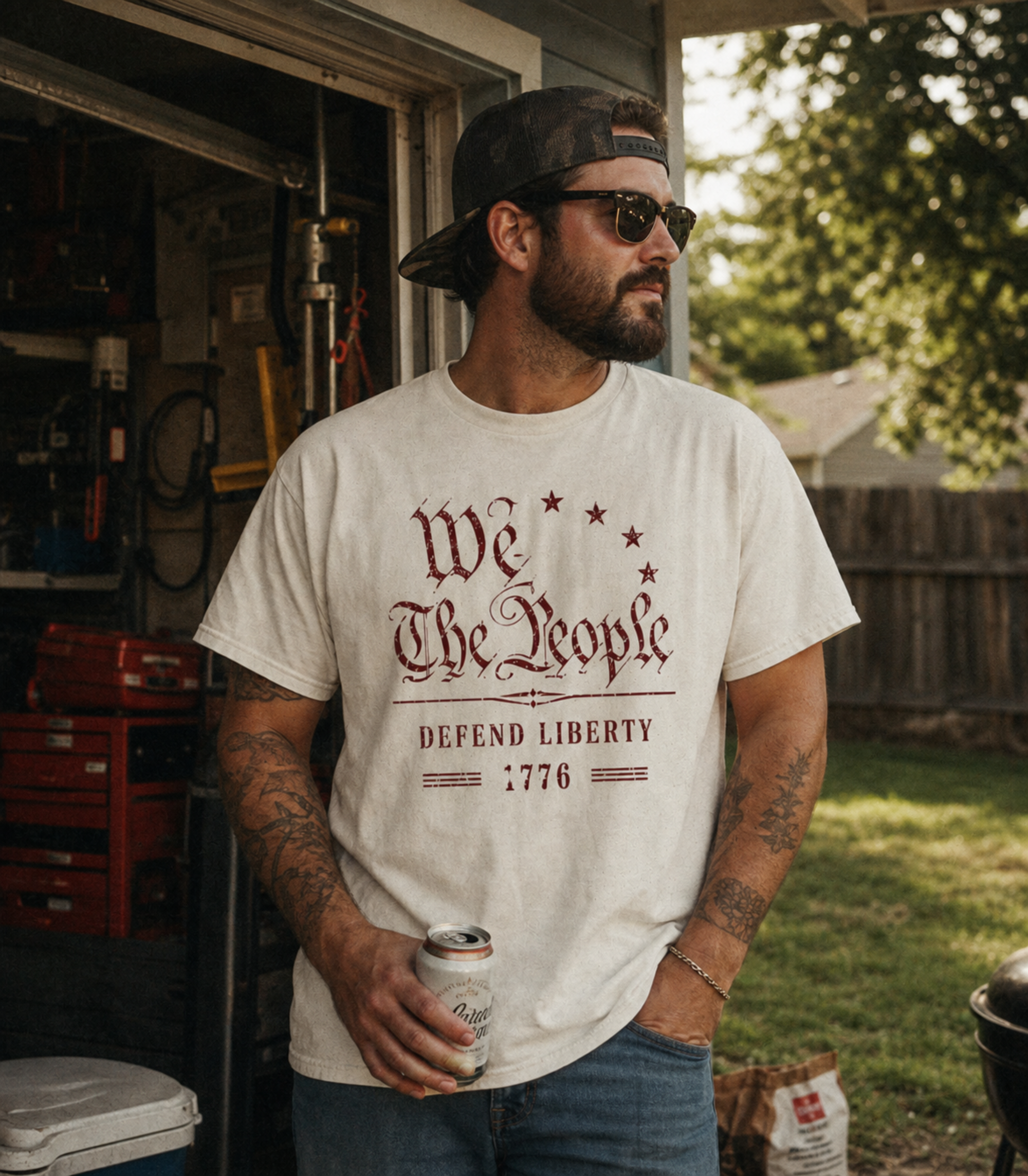 We The People - Defend Liberty 1776 Tee