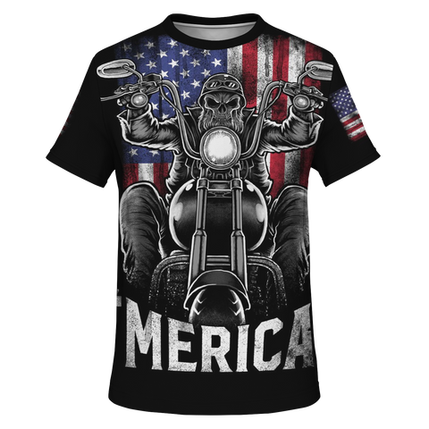 'Merica Biker Tshirt