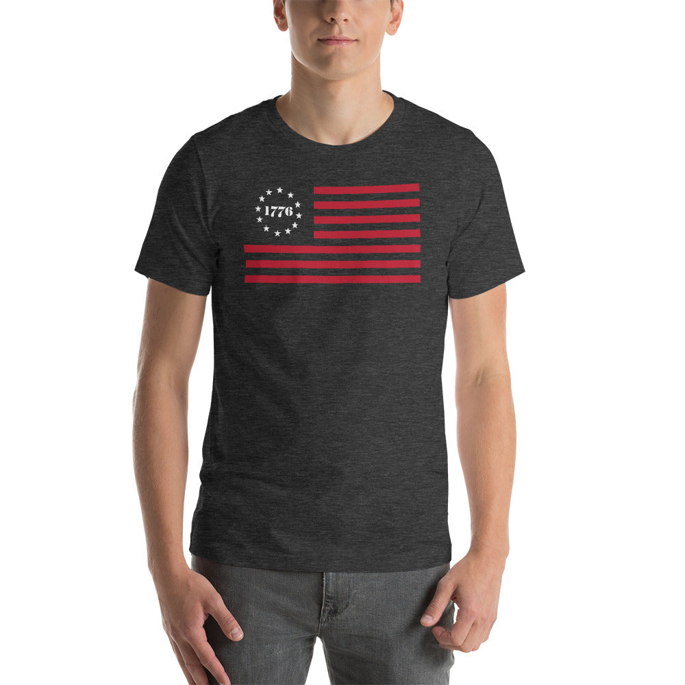 1776 Betsy Ross Vintage American Flag T-Shirt