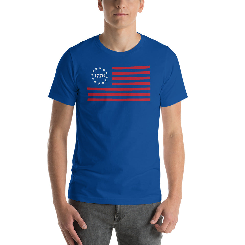 1776 Betsy Ross Vintage American Flag T-Shirt